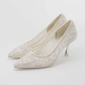 RANDA 글리터 튤 펌프스