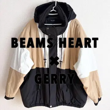 BEAMS HEART x GERRY 나일론 자켓 블루종