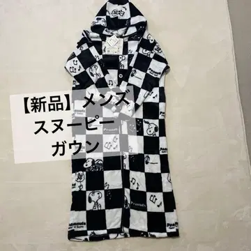 [ 새상품 ] 남성용 스누피 가운 후드 부착 M~L 사이즈 룸웨어