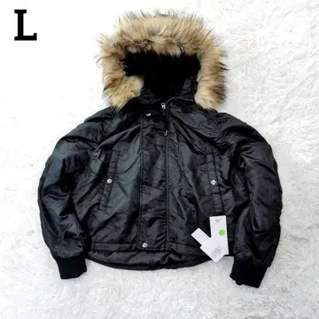 새상품 택 00s y2k N2B 플라이트 자켓 밀리터리 블랙 짧은 기장