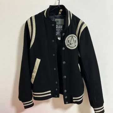 지스타 로우 블랙 바시티 자켓