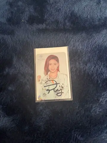 NiziU 리마 친필 사인 클리어 카드