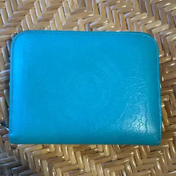 Pacca pacca 이단 접이식 지갑 블루그린