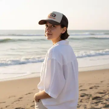 A&W 트래커 캡 브라운