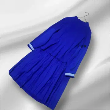 빅 사이즈! SONIA RYKIEL 버튼 디테일 니트 원피스 46