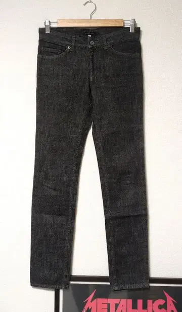 미사용급 DEUXIEME CLASSE 블랙 스키니 데님 36 일본제