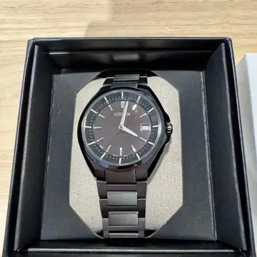 새상품. 미사용 CITIZEN 블랙 쿼츠 손목시계 CB3015-53E
