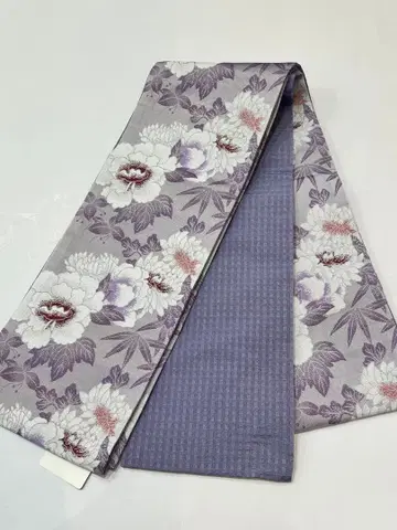 작은 후쿠로 오비 반폭 오비 리버서블 양면 4미터 롱