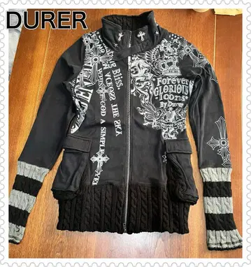 DURER 후드티 니트 스컬