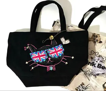 [ 미사용 ] 싱크비! 런어웨이캣츠 미니 토트백 수납 가방 포함 고양이