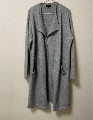 띠어리 코트 Theory 그레이 니트 알파카