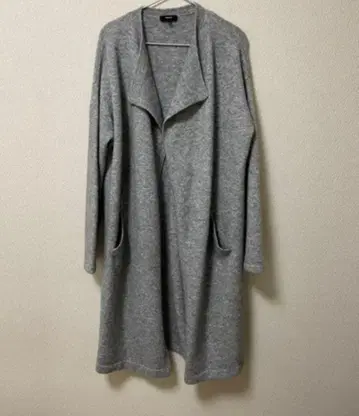 띠어리 코트 Theory 그레이 니트 알파카