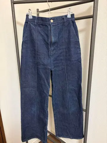 styling/ MINEDENIM 다크 데님 와이드 레그 팬츠 사이즈 0