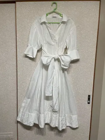 SNIDEL 화이트 셔츠 원피스 반팔