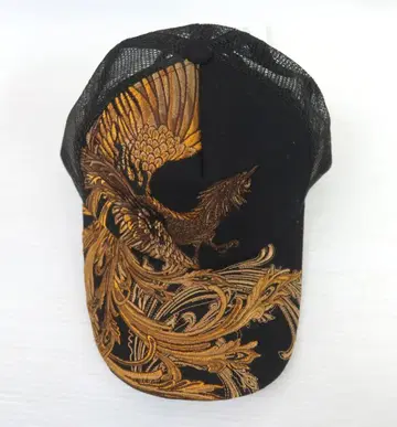 미사용 카라쿠리타마시 214820 봉황 일본풍 패턴 캡