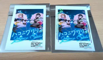 ANIMAX MUSIX 2025 하코니와 릴리 포토 카드 금박 있음