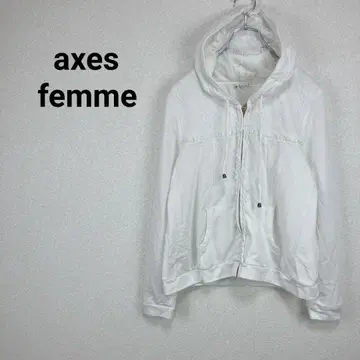 엑시즈팜 [ M ] 후드티 집업 겉옷 레이스 긴팔 캐주얼