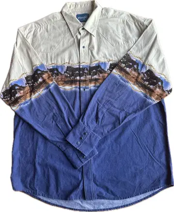 wrangler 치노 웨스턴 셔츠