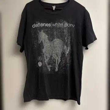 Deftones 화이트 포니 빈티지 셔츠