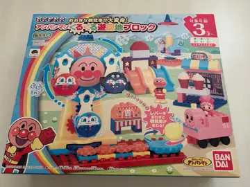 블록 라보 커다란 관람차가 대변신! 호빵맨 빙글빙글 놀이공원 블록