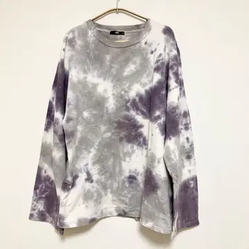 HARE 타이 다이 롱 슬리브 T셔츠 M
