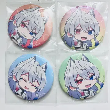 컬러풀 피치 도누쿠 씨 캔뱃지 세트