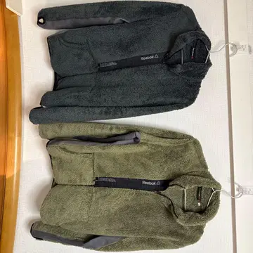 Reebok 플리스 자켓 L 사이즈 2색 세트