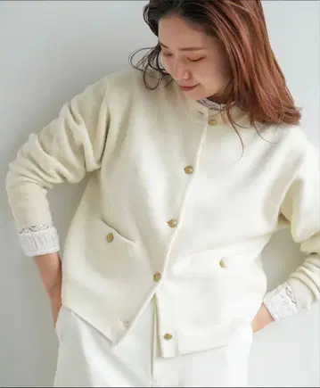 이에나 2022AW 더블 페이스 니트 가디건