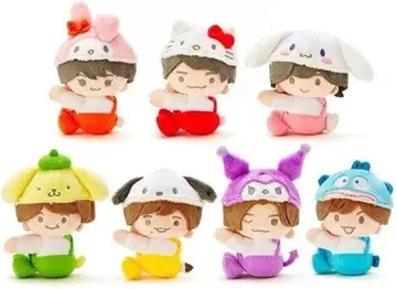 나니와단시 로손 클립 마스코트 7개