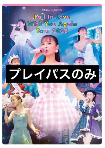 니시노 카나 라이브 2025 DVD Blu-ray 봉입 플레이패스만