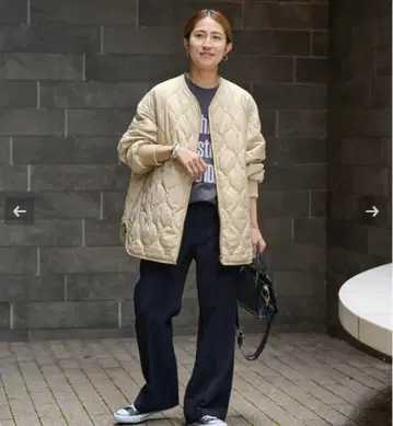 프레임워크 퀼팅 블루종 2way