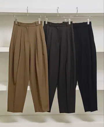 todayful tapered tuck trousers