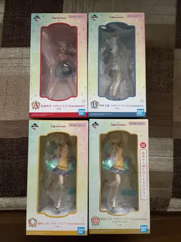 제일복권 학원 아이돌 마스터 Part2 피규어 4종 컴프세트