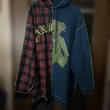 CANDY STRIPPER 후드 부착 후드티