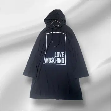 빅 사이즈! LOVE MOSCHINO 후데트 튜닉 티셔츠