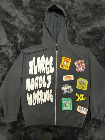 XLARGE 지퍼 후드티 M 사이즈