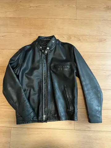 Schott 블랙 라이더 자켓