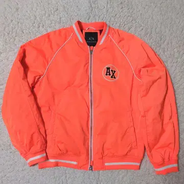 새상품급 아르마니 익스체인지 봄버 자켓 MA-1 오렌지 M 사이즈