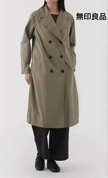 무인양품 여성 발수 트렌치코트 L [ 현재 완판템으로 추정 ]