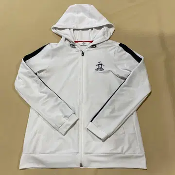 먼싱웨어 munsingwear 얇은 소재 후드티 화이트 M