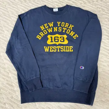 챔피온 로고 맨투맨 네이비 M CHAMPION