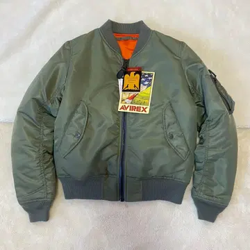 AVIREX COMMERCIAL LOGO MA-1 플라이트 자켓