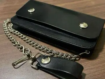 [ 천연 가죽 ] 트래커 지갑 일본제 지갑 체인 부속