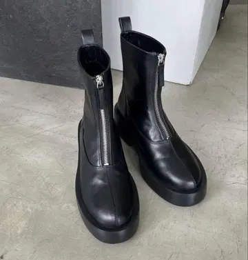 CAPRICIEUX LEMAGE 프론트 지퍼 숏부츠 38