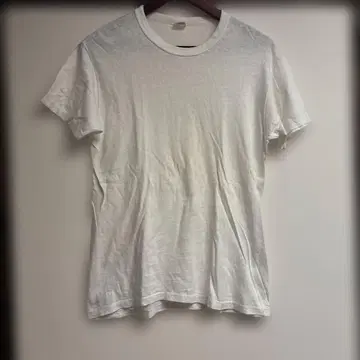 60s hanes 화이트 무지 T셔츠 M