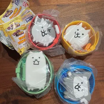 냥코 대전쟁 캡슐 마스코트 워치 4개 세트