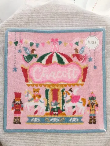 샤코트 x 페이러 너트크래커 손수건 헤무색 히아신스 새상품