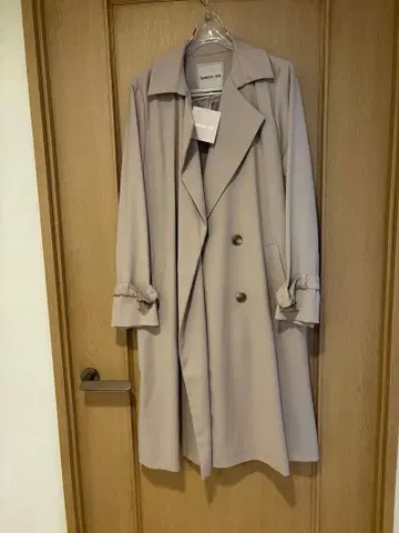 Apweiser-riche 라이트 베이지 롱 코트
