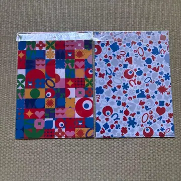 EXPO 2025 컬러풀 클리어 파일 2장 세트