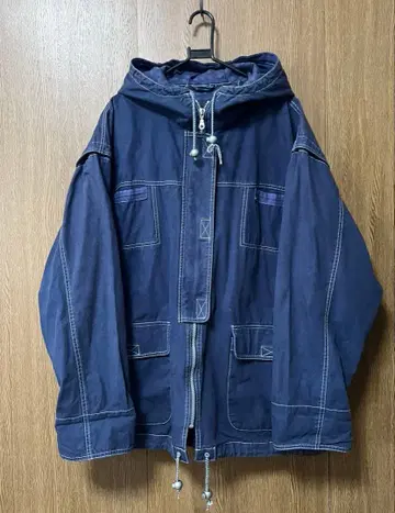 마운틴 자켓 마운틴 후드티 워크 블루종 커버올